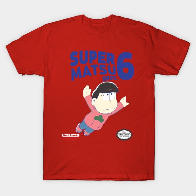 Super Matsu Bros 6 Osomatsu T-Shirt by yashanyu1